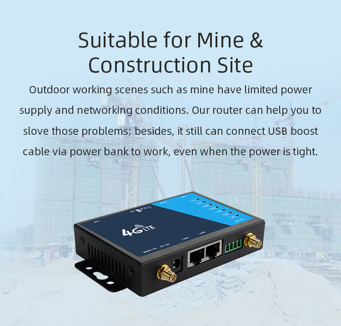Industrial 4G LTE Router 300Mbps