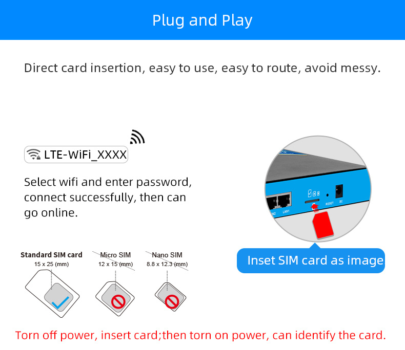 32User 300mbps 4G Industrial Router Cat4 Cellular CPE Unlock Wireless Wifi