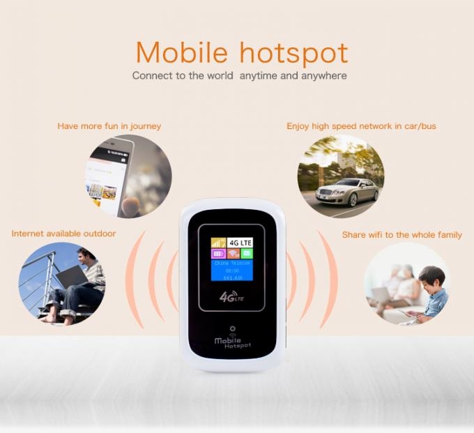 10 Users WiFi LTE Router Mobile Hotspot Portable Sim Card Modem