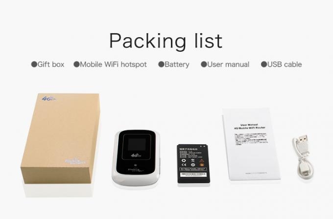 10 Users WiFi LTE Router Mobile Hotspot Portable Sim Card Modem